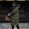 Women's Down Parkas Winter Jacket Fur Collar Thick Slim Coat Fashion Hooded Cotton Outerwear Long Winter Women Coat