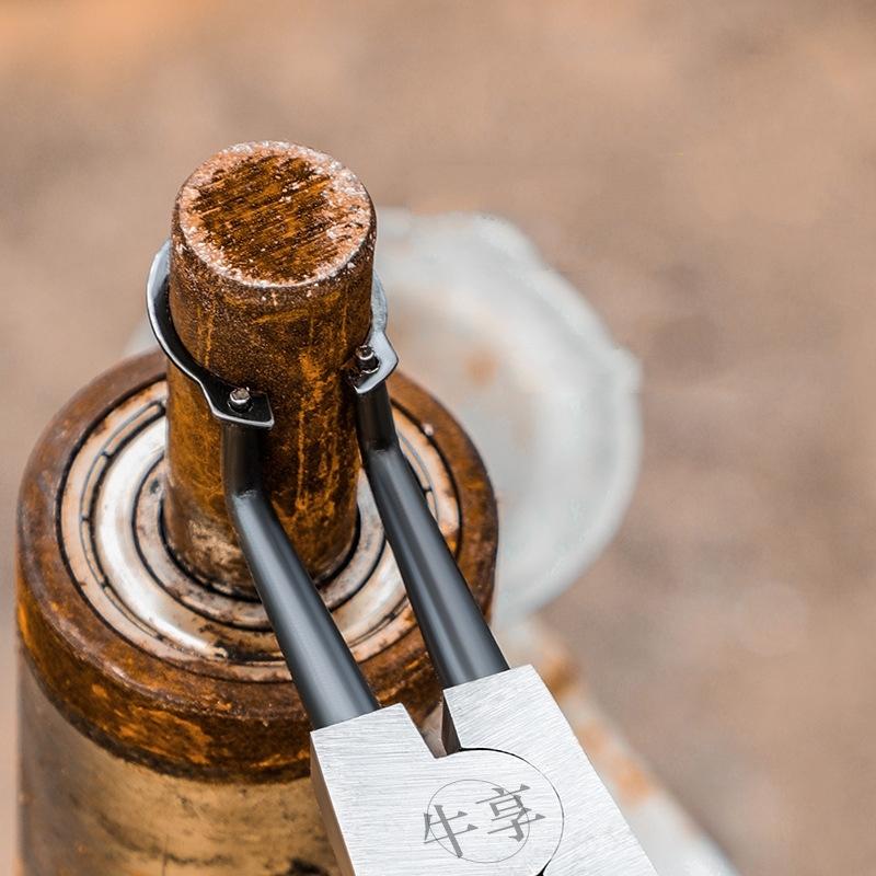 4Pcs 6/7inch Circlip Plier Inside Outside Snap Ring Spring Plier Multifunction Auto Repair Hand Tool Auto Repair Kit Accessoires