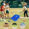 Outdoor Sandsack-Wurfspiel-Set Tragbares Cornhole-Spiel Faltbare Hof-Wurfspiele Camping Mannschaftssportarten Geschenk für Erwachsene und Kinder