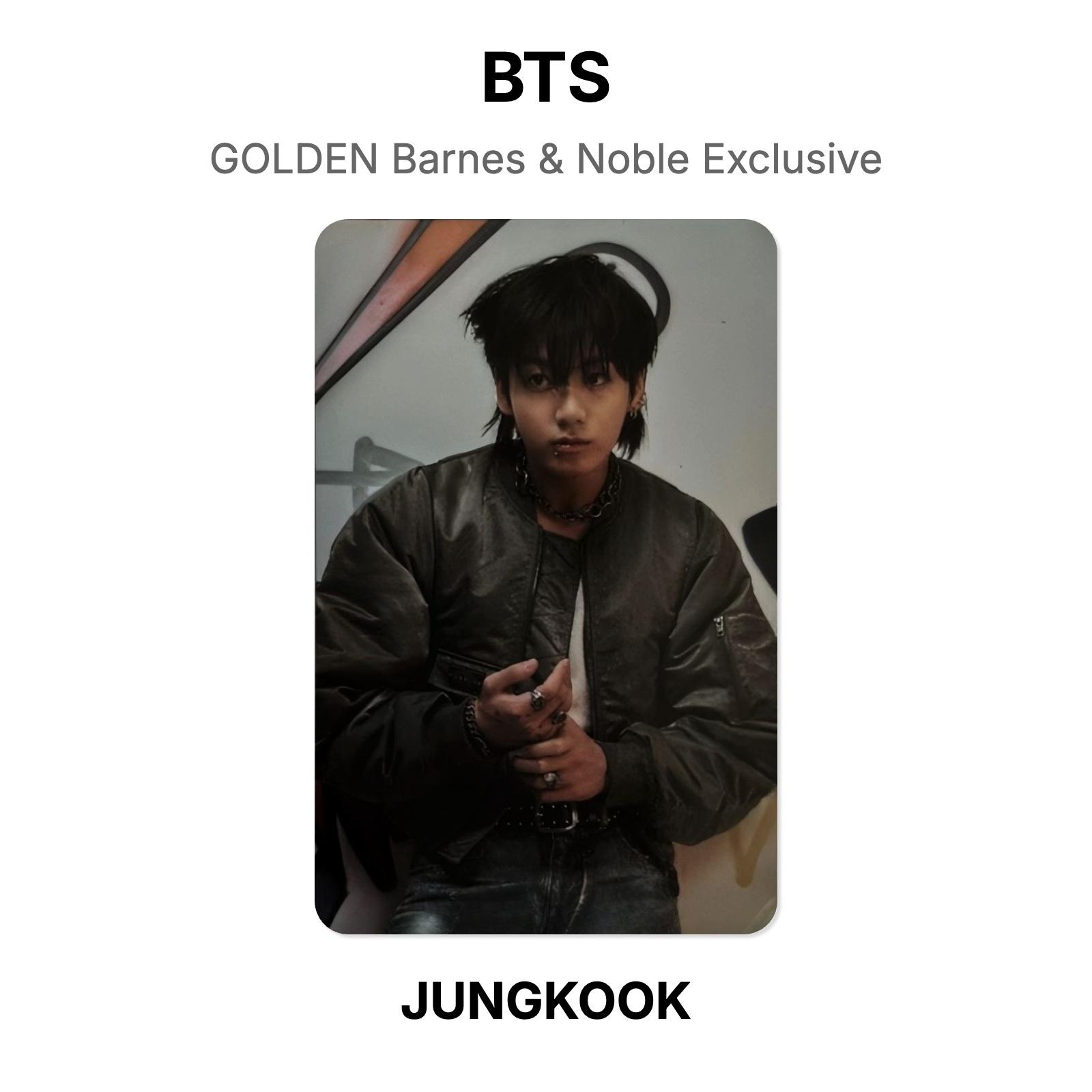 BTS JUNGKOOK GOLDEN Barnes & Noble Exclusive Official Photocard JUNGKOOK