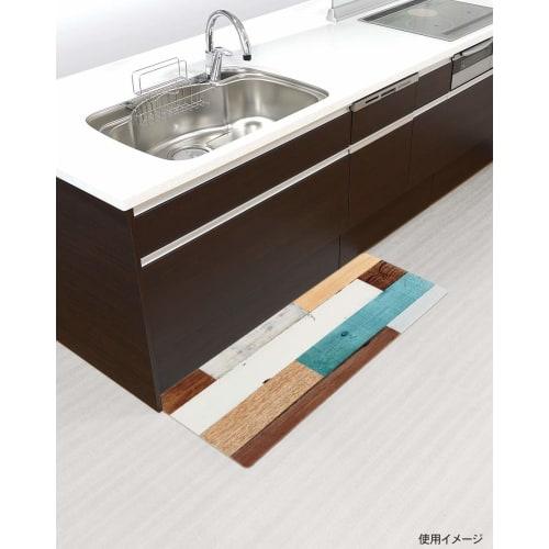 Bestco Kitchen Mat, Mixed Wood, Light, 45 X 120 Cm, Wipe-Away, Soft Texture, ND-9853