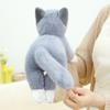 Soft Lying Model Simulation Cat Plush Toy Cute Kitten Doll Children Soothing Company Throw Pillow Rag Doll