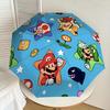 1pc Mario Luigi Automatic Folding Umbrella - Compact 8-Rib Design, Durable Plastic & Iron, Lightweight for Outdoor Daily Use,  a0929145