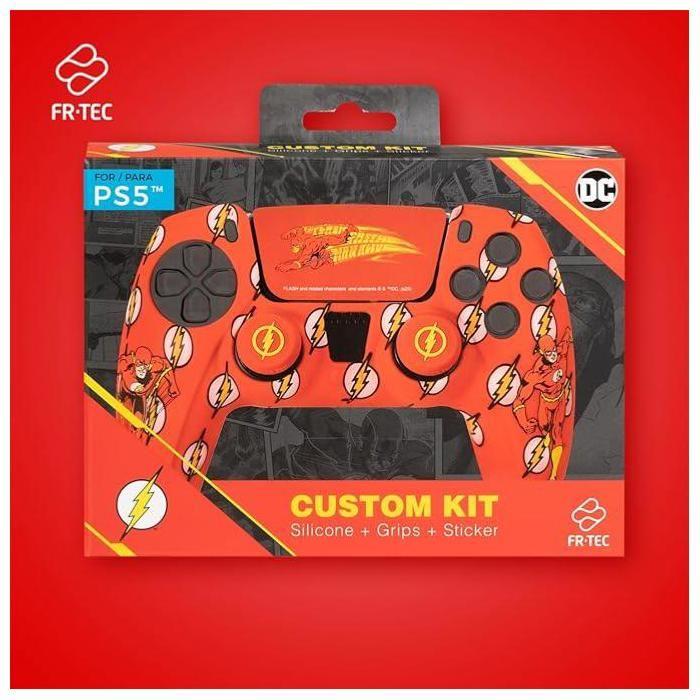 Kit Accessoire personnalisé Just For Games DC Flash pour manette PS5