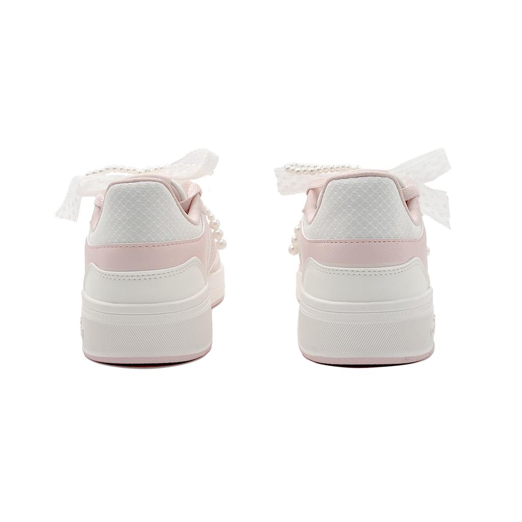 Adidas COURTBEAT Pearl Cream Puff Synthetic Leather Cushioning Abrasion Resistant Slip Resistant Low top KI6785(Team499-)