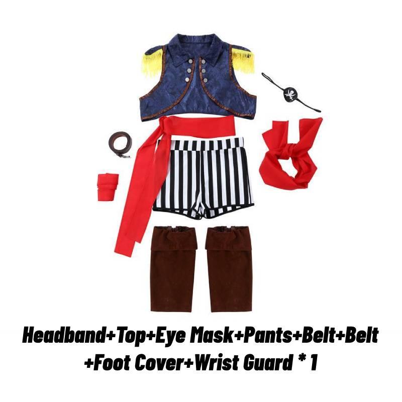 

Пираты Карибского моря Взрослый Мужской Веселый Косплей Макияж Бал Матросское Платье Сцена M