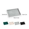 Anti-corrosion Velvet Cloth Made Jewelry Display Tray For Bracelets Rings And Necklaces Pedants Grey
