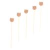 100Pcs Dekorative Zahnstocher Bär Cocktail Sticks Obst Spieße Party Dekoration