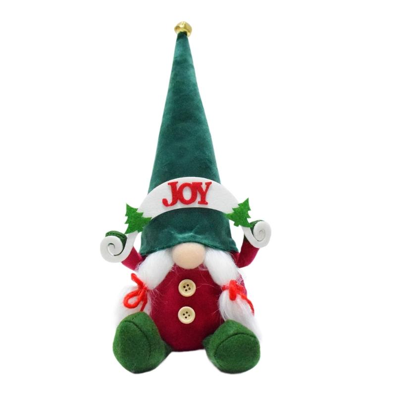 

Flannel Christmas Gnomes Ornament Child Safety Stuffing Swedish Tomtes Plush Doll Holiday Decors for Family Party Gift