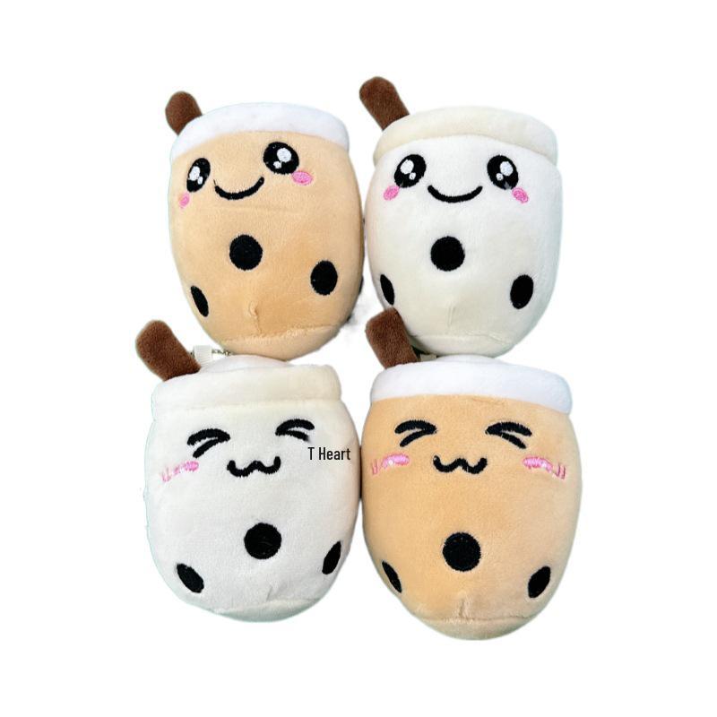 Simulation Fruit Milk Tea Cup Plush Toy - Small Pearl Milk Tea Doll