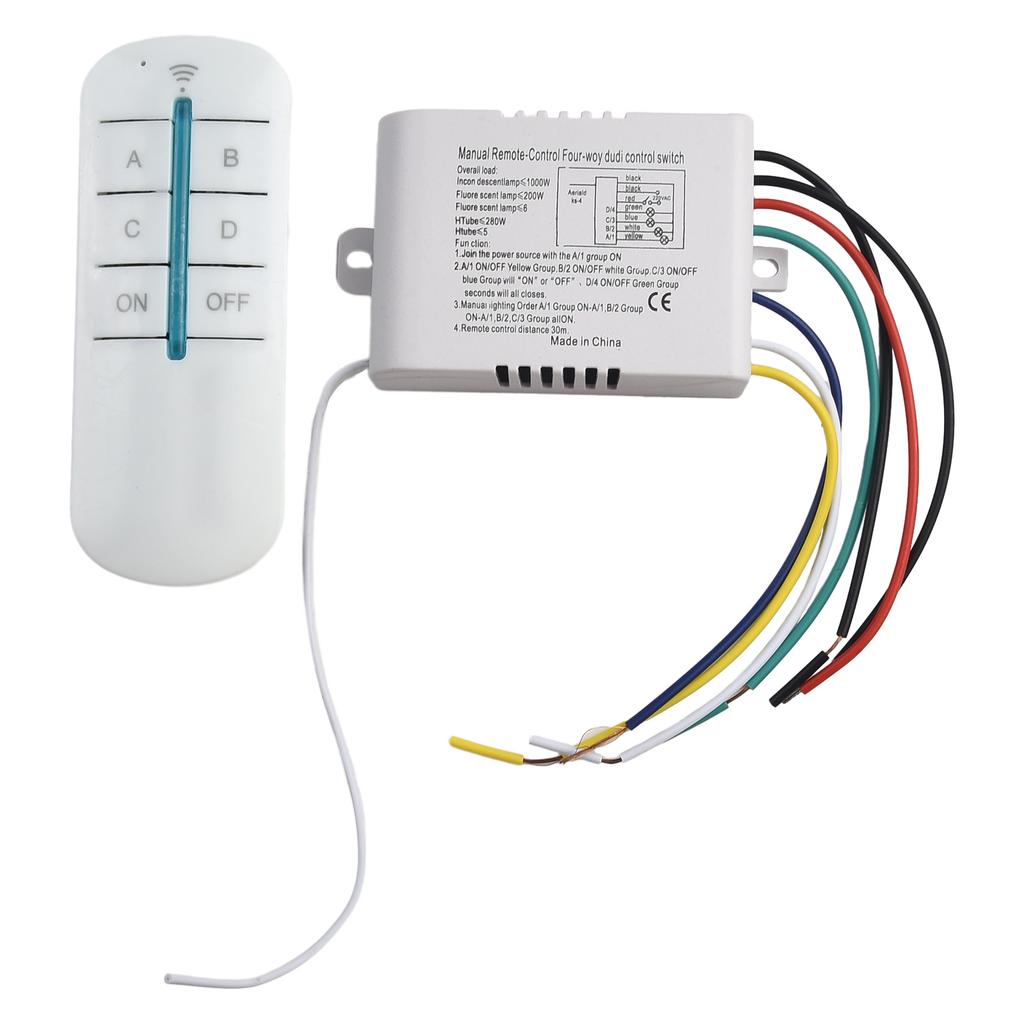 Switch Remote Control Passageway Receiver Garage Lighting Parts Stairs Transmitter Warehouse Wireless Hot Sale