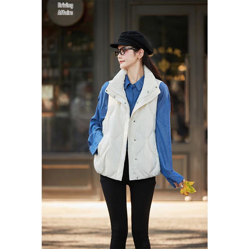 Yiliteng Women's Stand Collar Down Vest