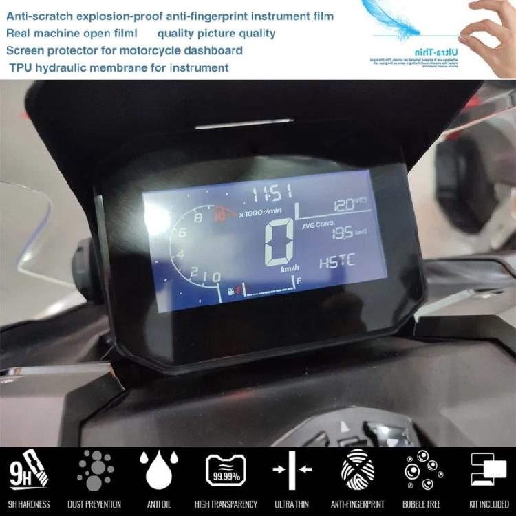 Dashboard Screen Protector Transparent Cluster Display Film Motorbike Accessories Instrument Scratch Protection Film