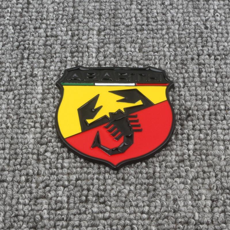HOT Car 3D Metal Sticker Emblem Badge Decals Accessories Fiat Abarth 500 Tipo FR Punto Ducato Stilo Palio Bravo Pondo Viaggio