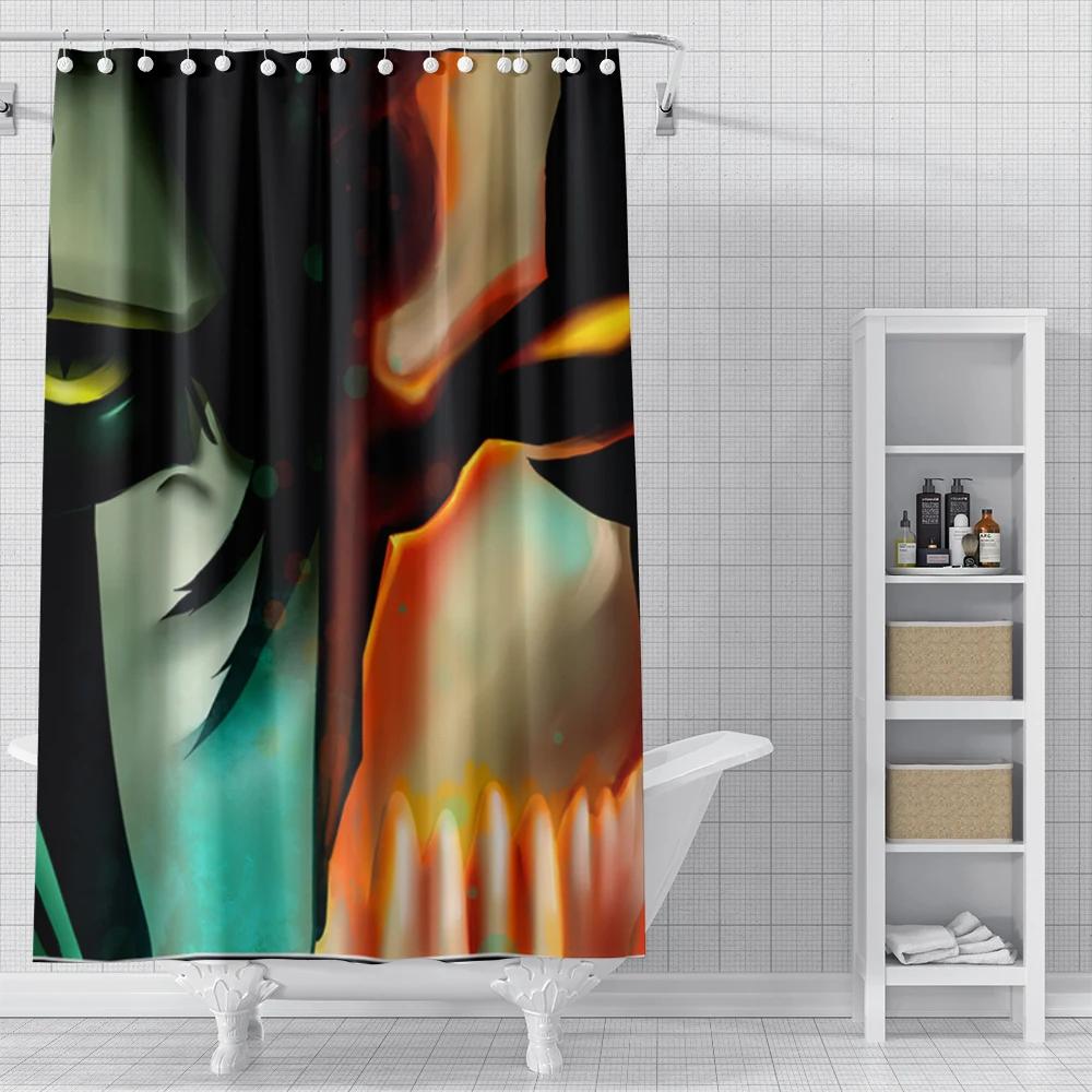 домашние шторки для душа для ванной комнаты Пейзаж животные водонепроницаемая ткань шторы для ванной современные шторки для душа 180x200 240x200 W90XH180cm