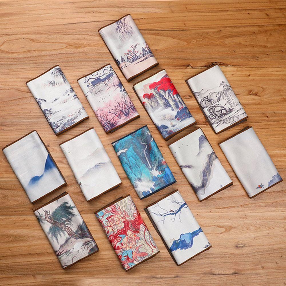 Čínská malovaná super absorpční utěrka na nádobí utěrka na čištění čaje utěrka na čaj čajový ubrousek ručník podložky na stůl