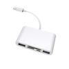 5-in-1 Type-C Card Reader: SD, USB, Apple, Android, OTG Compatible