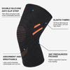 1Pcs 3D Woven Knee Pads Breathable Elastic Anti-Slip for Hiking Cycling Running Basketball Sports