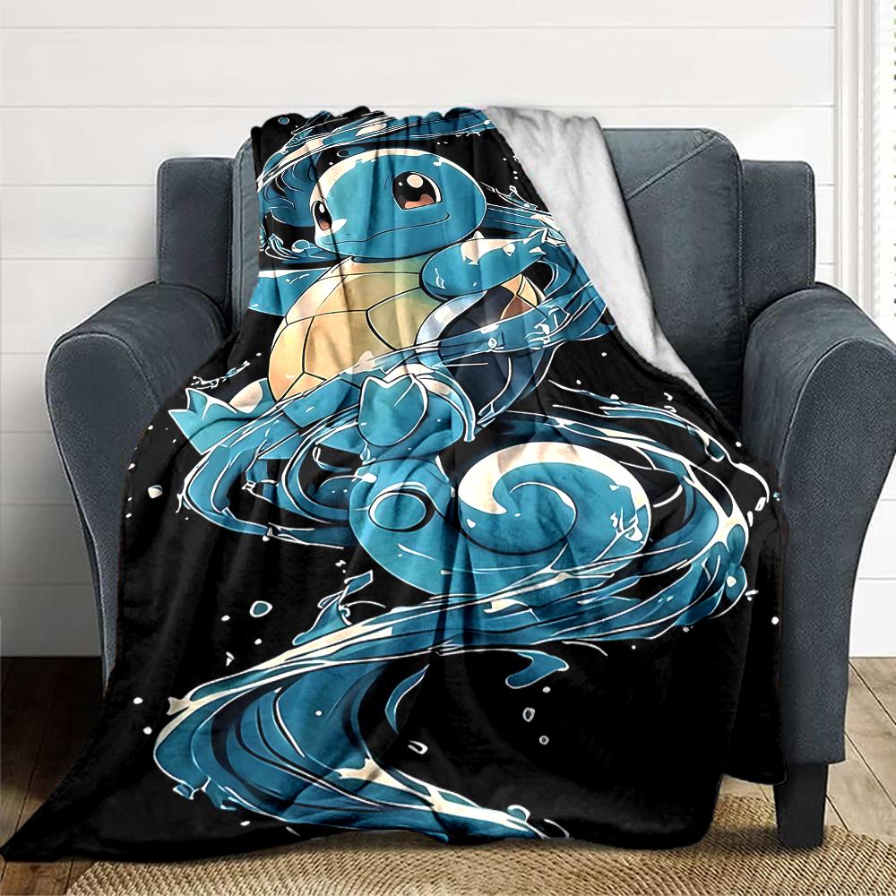 1Pc Kawaii Fantasy Creatures Blanket For Couch Bed Plush Cozy Fuzzy Blanket Super Soft Warm Blankets For Fall And Winter 0918236