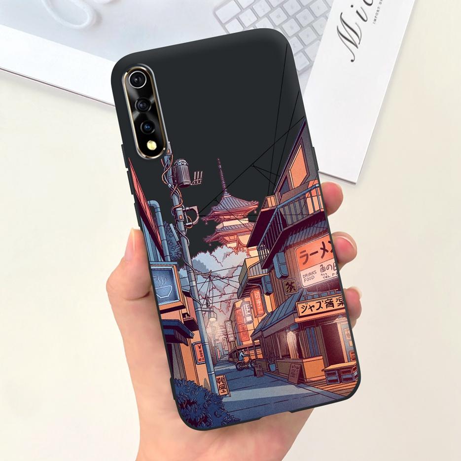 

For Vivo S1 Case 1907 V1907 Cute Fashion Candy Painted Cover Soft Silicone Phone Case For Vivo V17 Neo VivoS1 Fundas 6.38 Bags Vivo V17 Neo