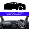 Car Dashboard Cover For Suzuki  ignis 2016 - 2026 Center Console Protector Carpet Dashmat Sun-shade Accessories 2026 2026 2026