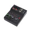 2 Channel Sound Mixer DJ Controller with Multiple Inputs   Power MP3   Output Independent Control Knobs Metal   for Recording Stage Perfor
