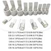 100 PCS Not Easily Oxidized C45 Pin Terminal Clamp Firmly Lug Insert Crimp Terminal  Lighting System