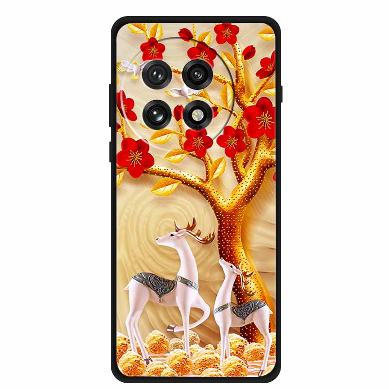 For OnePlus 13R 5G Case Cute Animal Printing Silicone Soft Bumper Covers for Oneplus 13R 1+13 R TPU Coques Phone Cases Back Capa