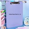 Large Capacity A4 File Box with Pen Slot & Clipboard for A5 Paper Storage