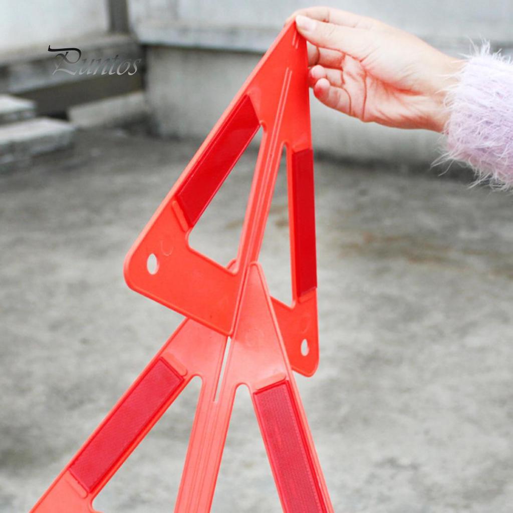 Car Vehicle Triangle Safety Reflective Foldable Emergency Warning Stop Sign