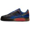 Air Force 1 Low Top Skateboard Shoes Men's Black Blue IB6834-001