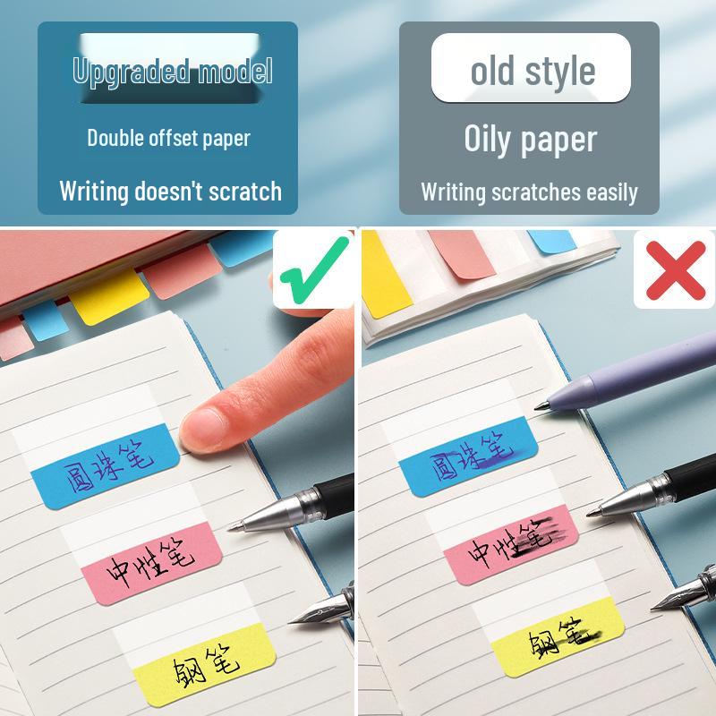 Colorful Small Adhesive Index Sticky Notes - Cute and Fully Sticky Memo Stickers