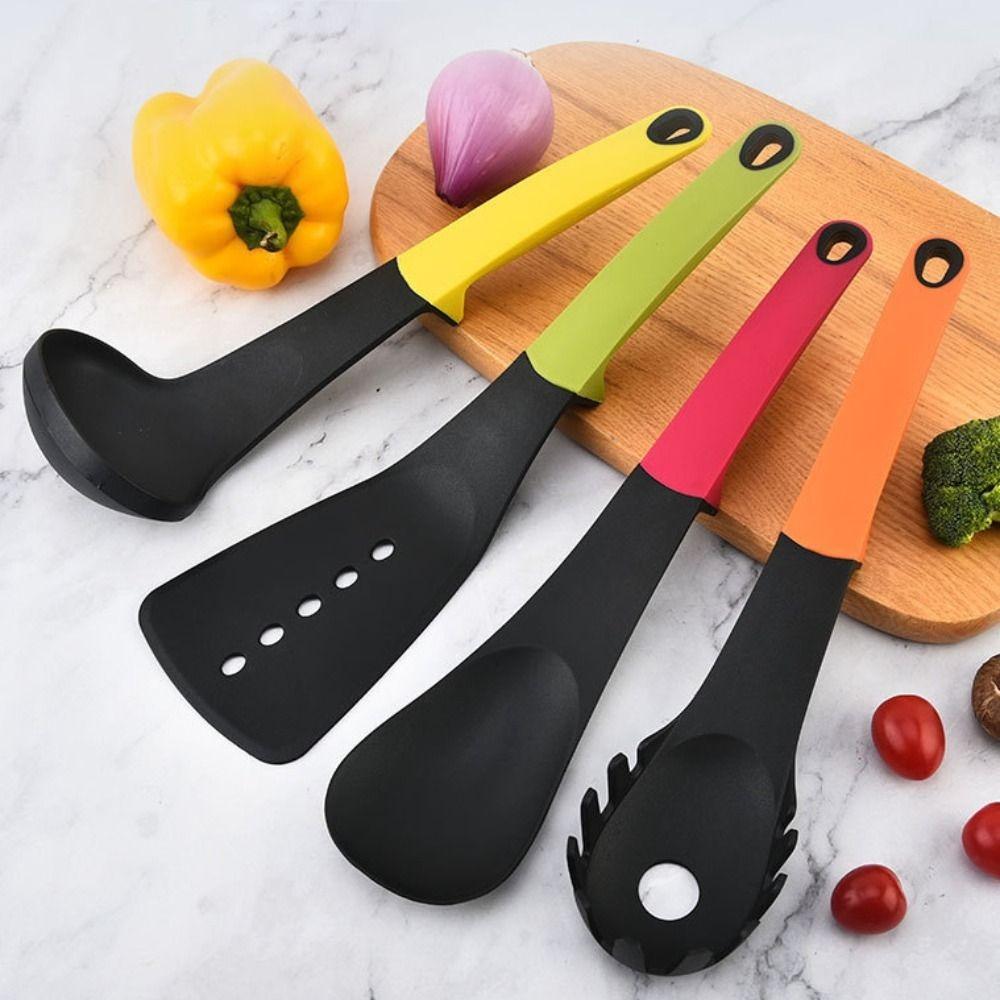 7Pcs/Set Heat-resistant Cooking Spatula Set Non Stick Soup Spoon Kitchen Utensils Set  Gift