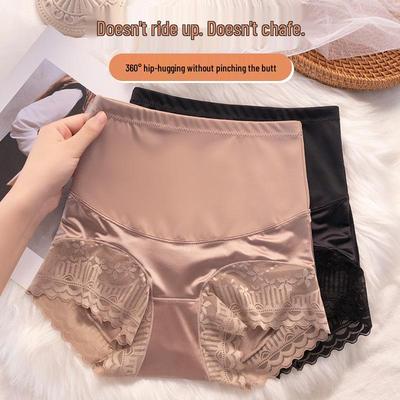 Lace High-Waist Tummy Control Shapewear for Women - Postpartum, Hip-Lifting, Plus Size, Summer Thin Style