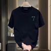 Couples Cotton T-Shirt Short Sleeve Black White Tops Breathable Comfortable Soft Casual Sport Tees