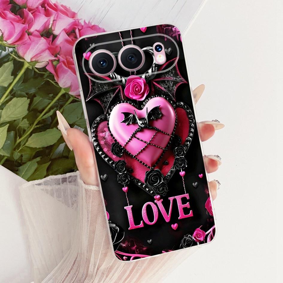 6.55" For Honor 500 5G Case Fashion Flower Bowknot Soft Slim Silicone Phone Cover For Honor 500 Pro Funda MEY-AN00 Honor500 Capa