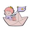 Charming Cartoon Metal Badge Set Featuring The Little Prince Creative Brooch Collection