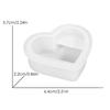 Heart Candle Mold 3D Heart Sticky Note Holder Mold Portable Crafting Supplies Soap Making Accessories For Epoxy Resin Plaster