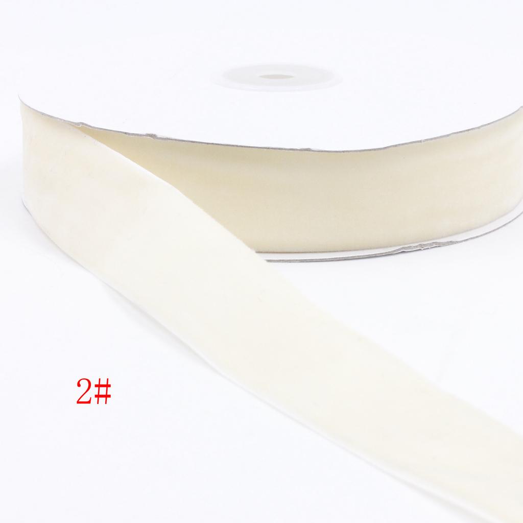 Small Size Packaging Multi-Colored Velvet Ribbon, Hair Accessories Diy Bow Decorative Flocking Webbing