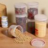 Food Storage Box Round Sealed Plastic Milk Powder Storage Tank With Scale