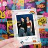 Fotorahmen-Aufkleber für Fujifilm Instax Mini Sofortbildkamera Film Niedliche DIY Cartoon-Aufkleber Perfekt für Scrapbook und Fotorahmen Dekoration Set von 4