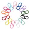 20pcs S-shaped Double-ended Open Door Buckle Spring Buckle Color Diy Jewelry Key Chain Accessories Bag Strap Carabiner
