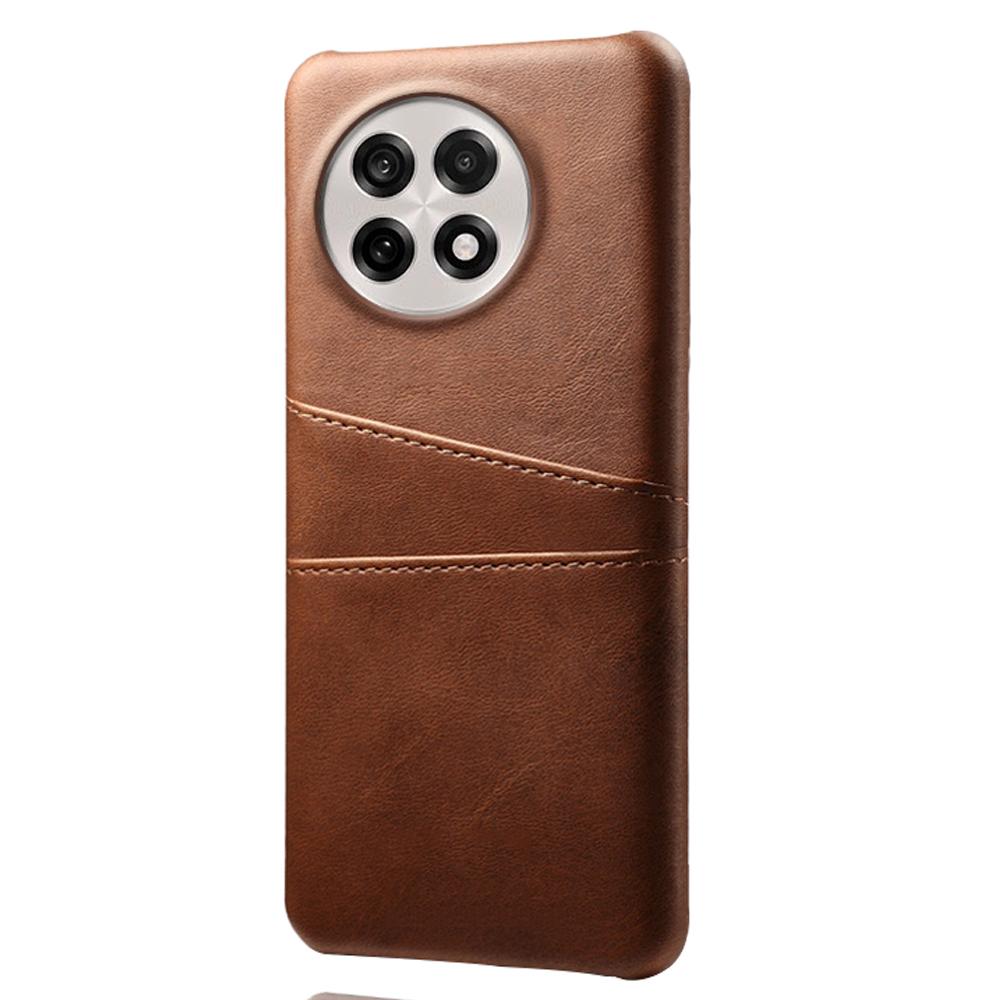 

Чохол для телефону для OnePlus 13R 5G/Ace 5 5G/Ace 5 Pro 5G з подвійними слотами для карток, ПУ шкіра + твердий ПК, чохол для телефону Brown