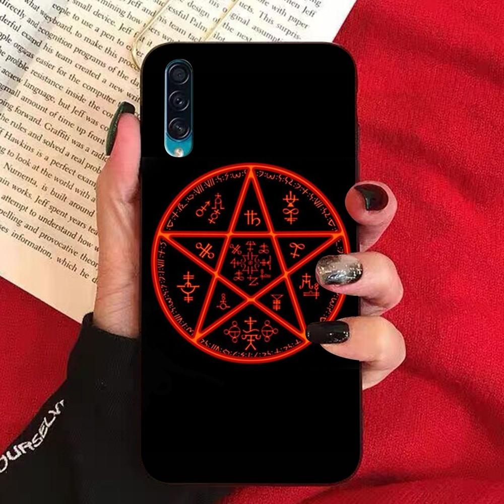 Devil Satan Phone Case For Samsung A 10 11 12 13 20 21 22 30 31 32 40 51 52 53 70 71 72 73 91 13 Shell