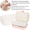 Portable Jewelry Box Earring Ear Stud Ring Necklace Holder Storage Organizer Case