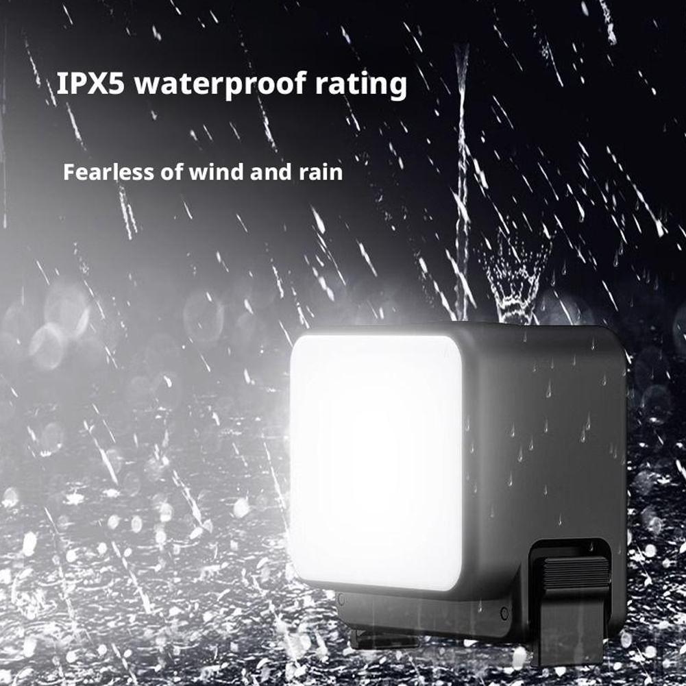 Brandneu Für Ulanzi LM18 Fülllicht IPX5 Wasserdicht Magnetisch Tragbar 5600k LED-Videoleuchte Für DJI Kamera Action 5 Pro Action