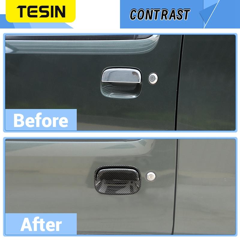 Car Exterior Front Side Door Rear Tail Door Handle Bowl Decoration Cover Stickers for Suzuki Jimny 2007-2017 Car Styling
