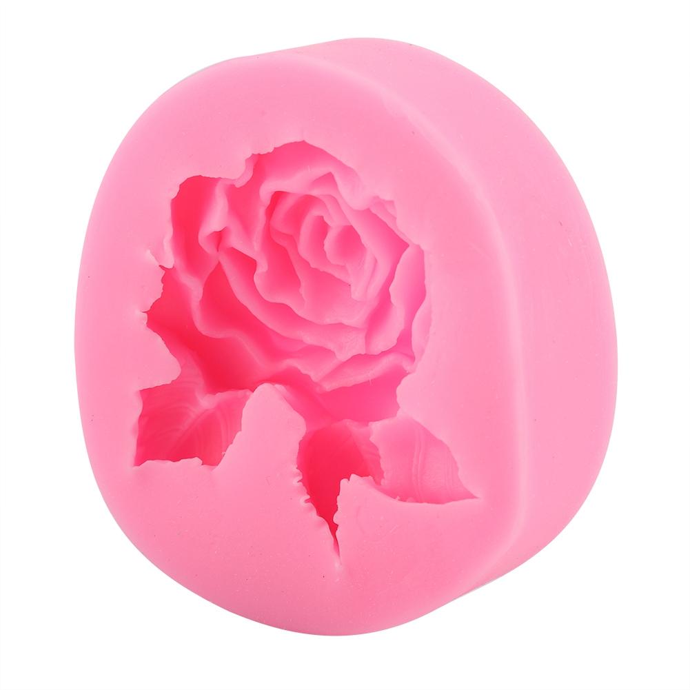 Rose Shape Silicone Cake Fondant Chocolate Molds Decorating Tool Baking Accessory