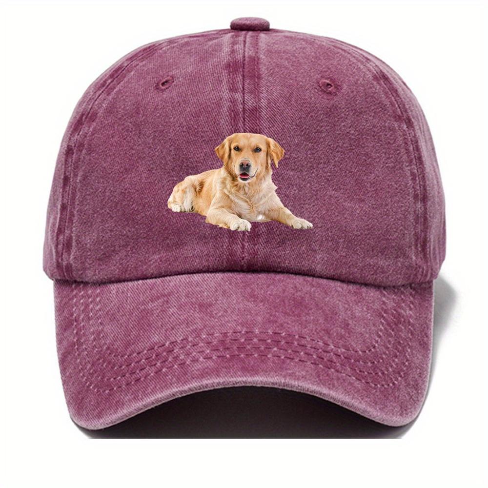 Golden Retriever Printed Baseball Cap for Both Unisex and Women, Casual Hip-hop Truck Style, Perfect Gift for Dog Lovers