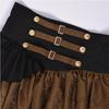 Women's Steampunk Gothic Skirt Halloween Pirate Costume for Christmas Role Play